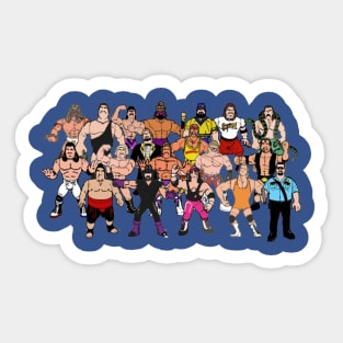 Wrestling roster Sticker